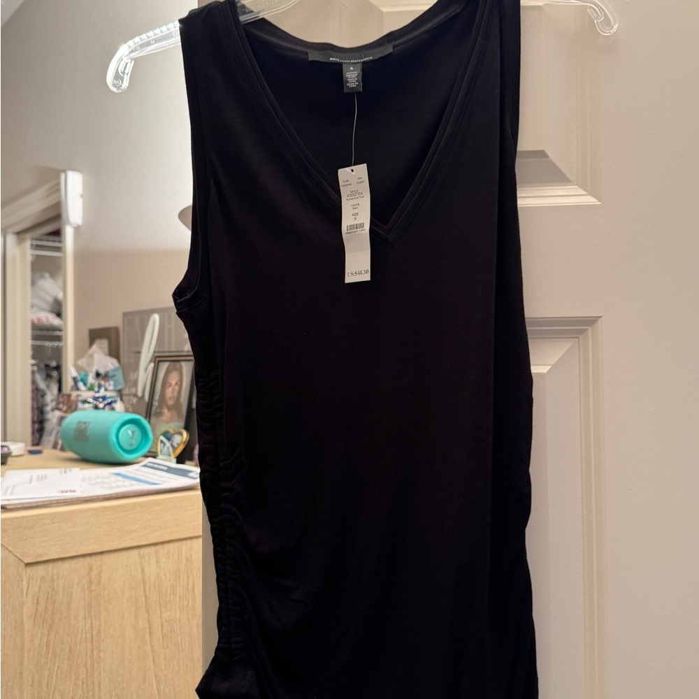 Black Sleeveless Top WHBM